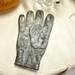 Cast Metal Glove Sculpture