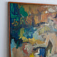 Large Midcentury Abstract Painting, Signed Stawski '60