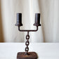 Iron Chain Candelabra