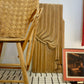 Carved Wood Drapery Panels, Pair