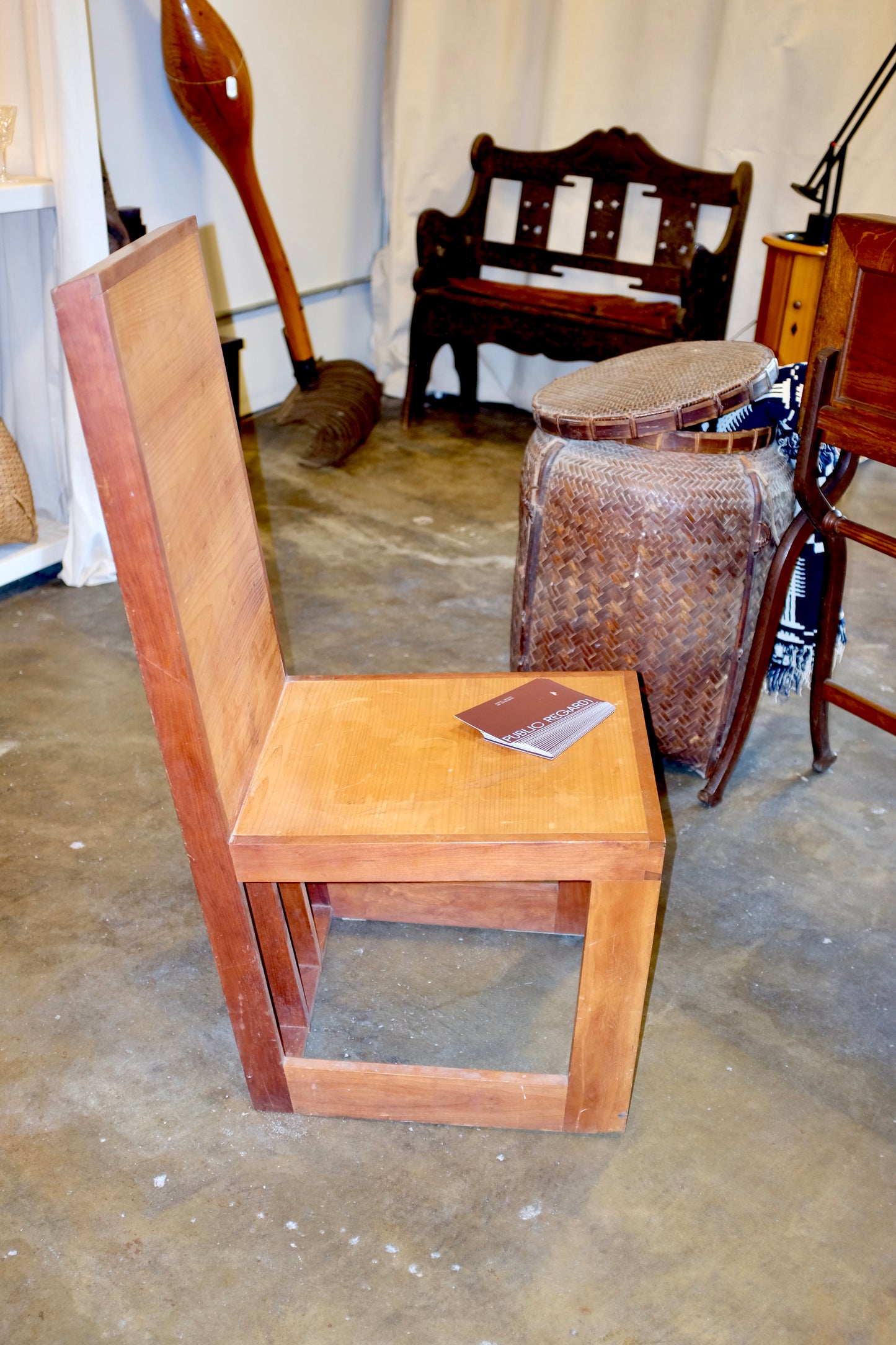 Simple Planar Wood Prototype Chair