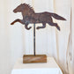 Antique Horse Weathervane on Stand