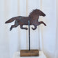 Antique Horse Weathervane on Stand