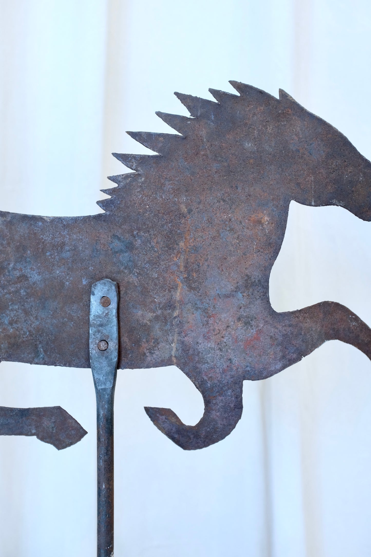 Antique Horse Weathervane on Stand