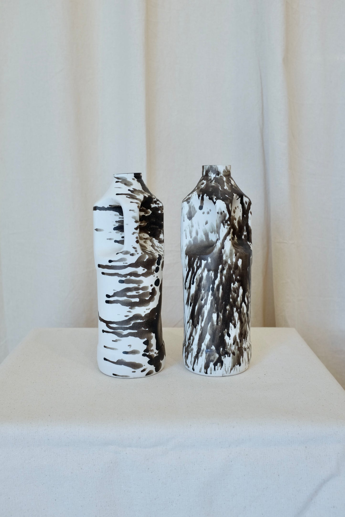 Ceramic Jugs, Signed Reynolds '04 England