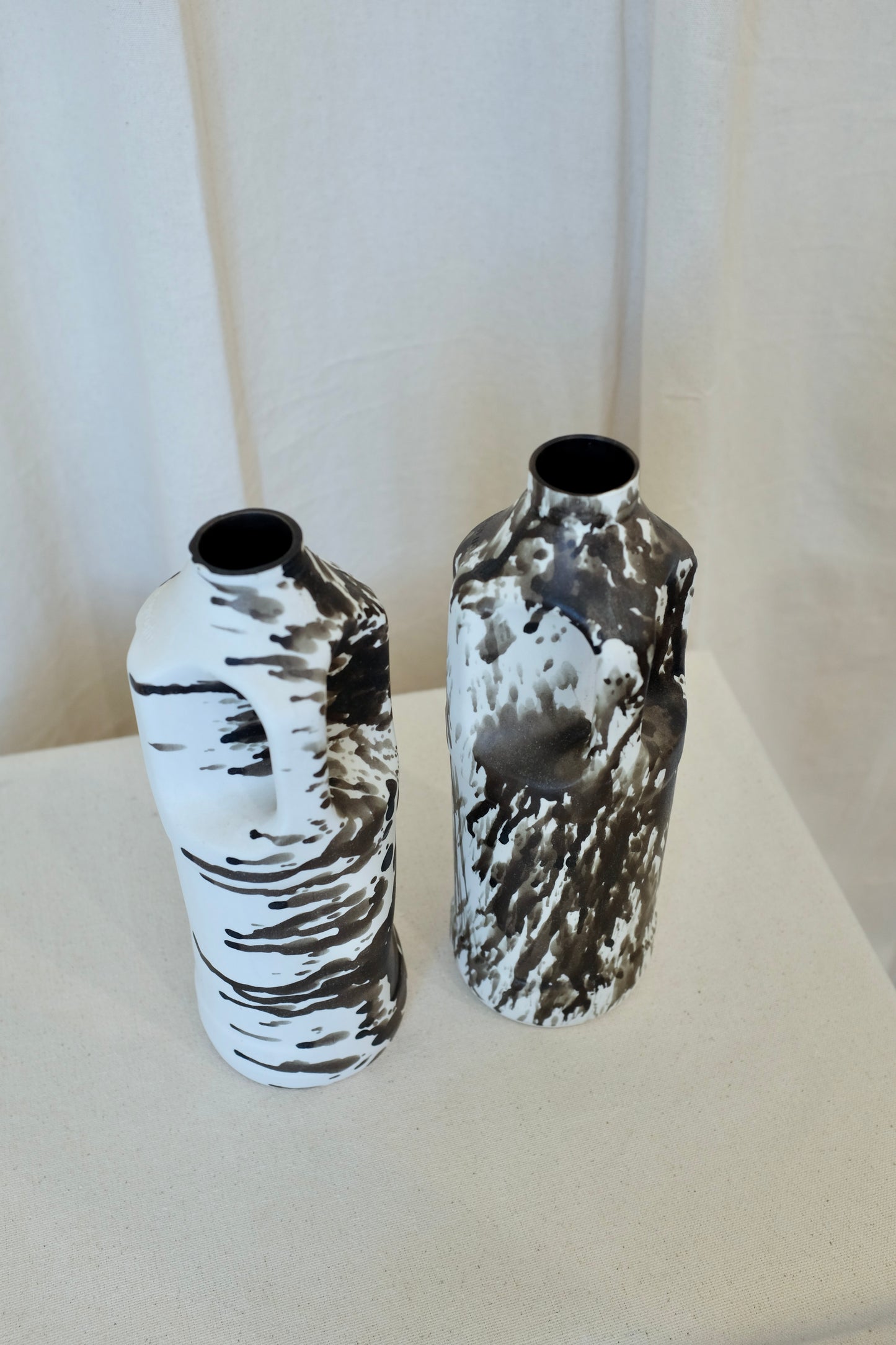 Ceramic Jugs, Signed Reynolds '04 England