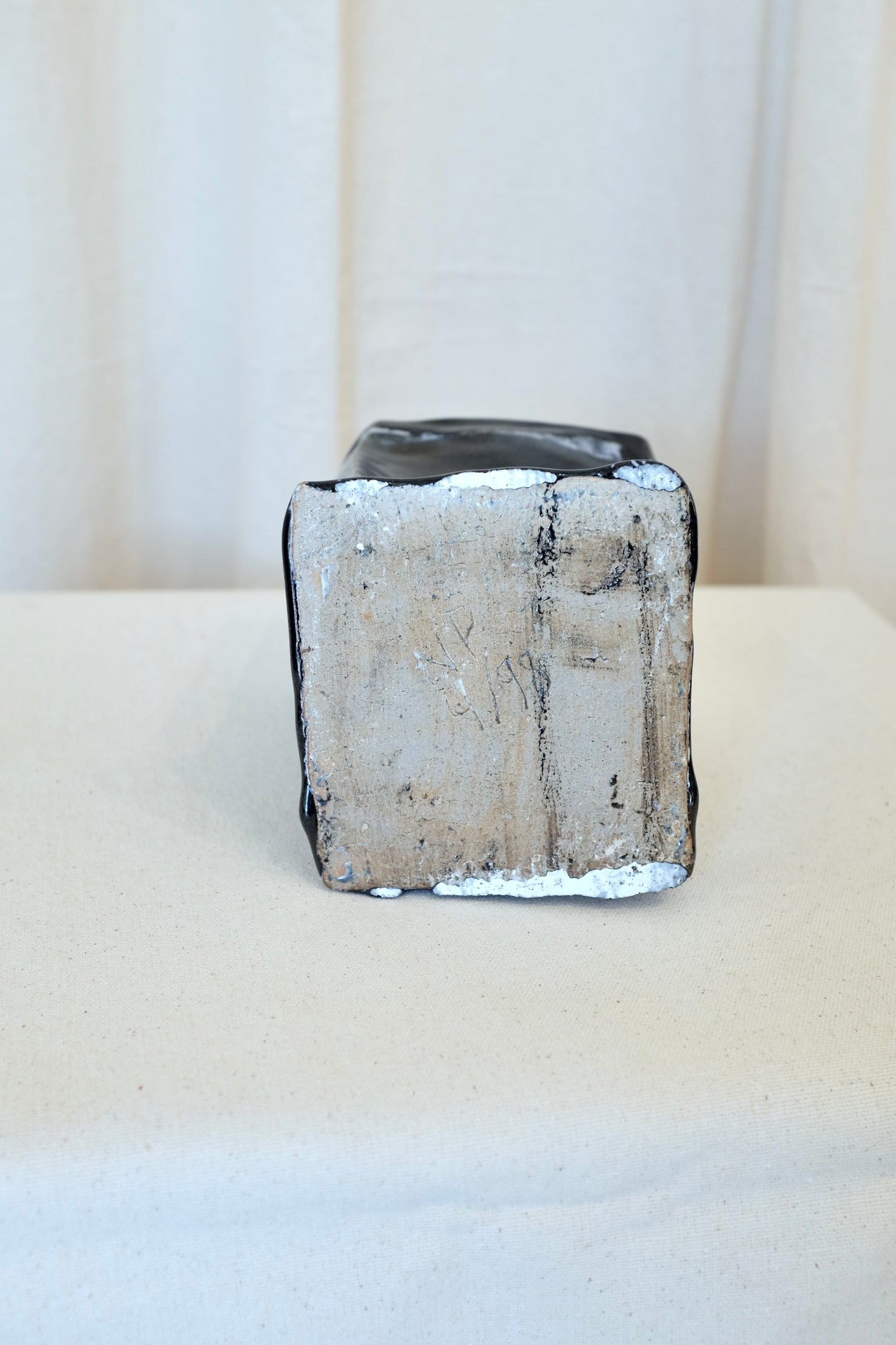 Warped Black Ceramic False Box