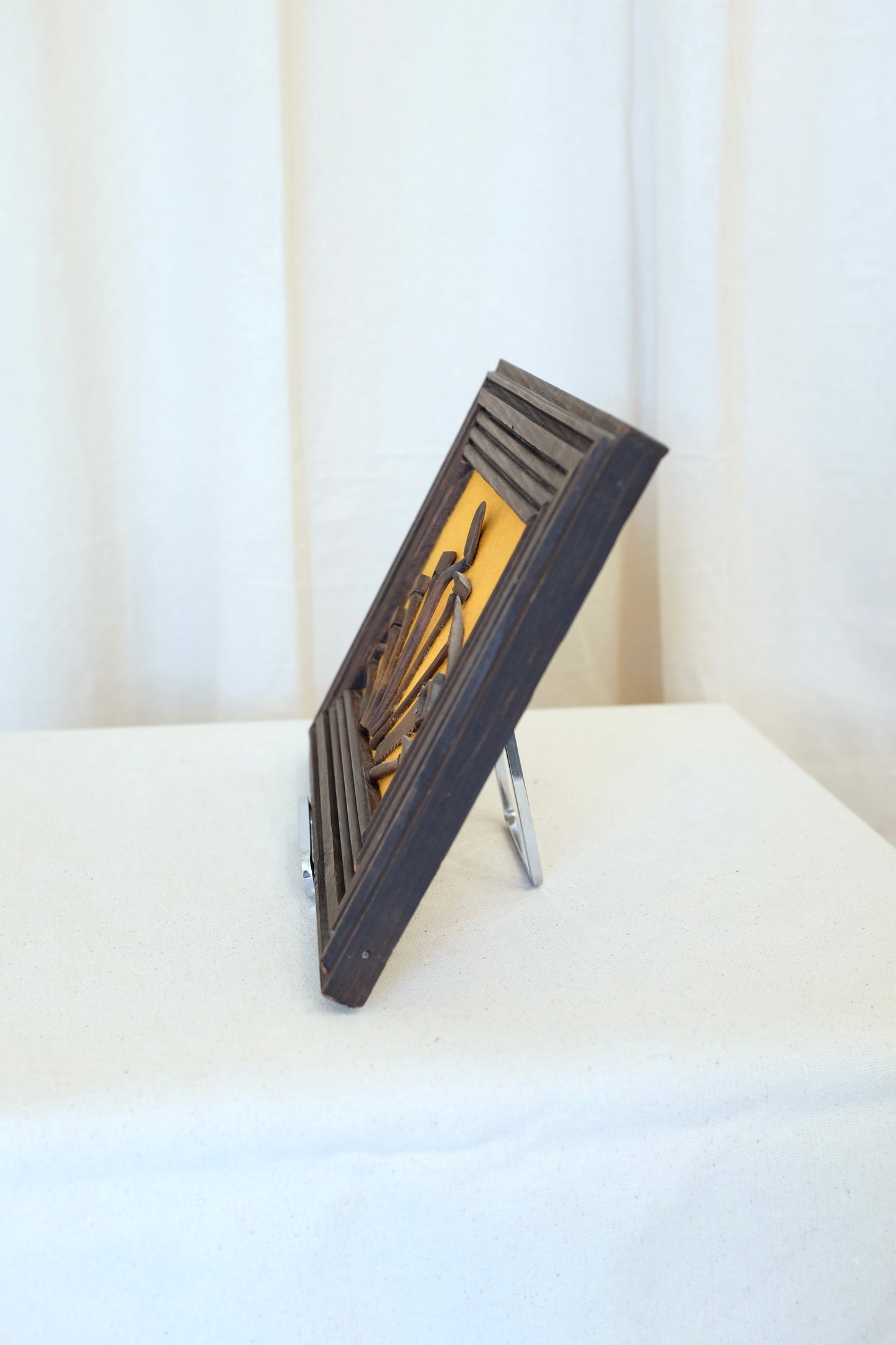 Framed Folk Art Mini Hand Tools