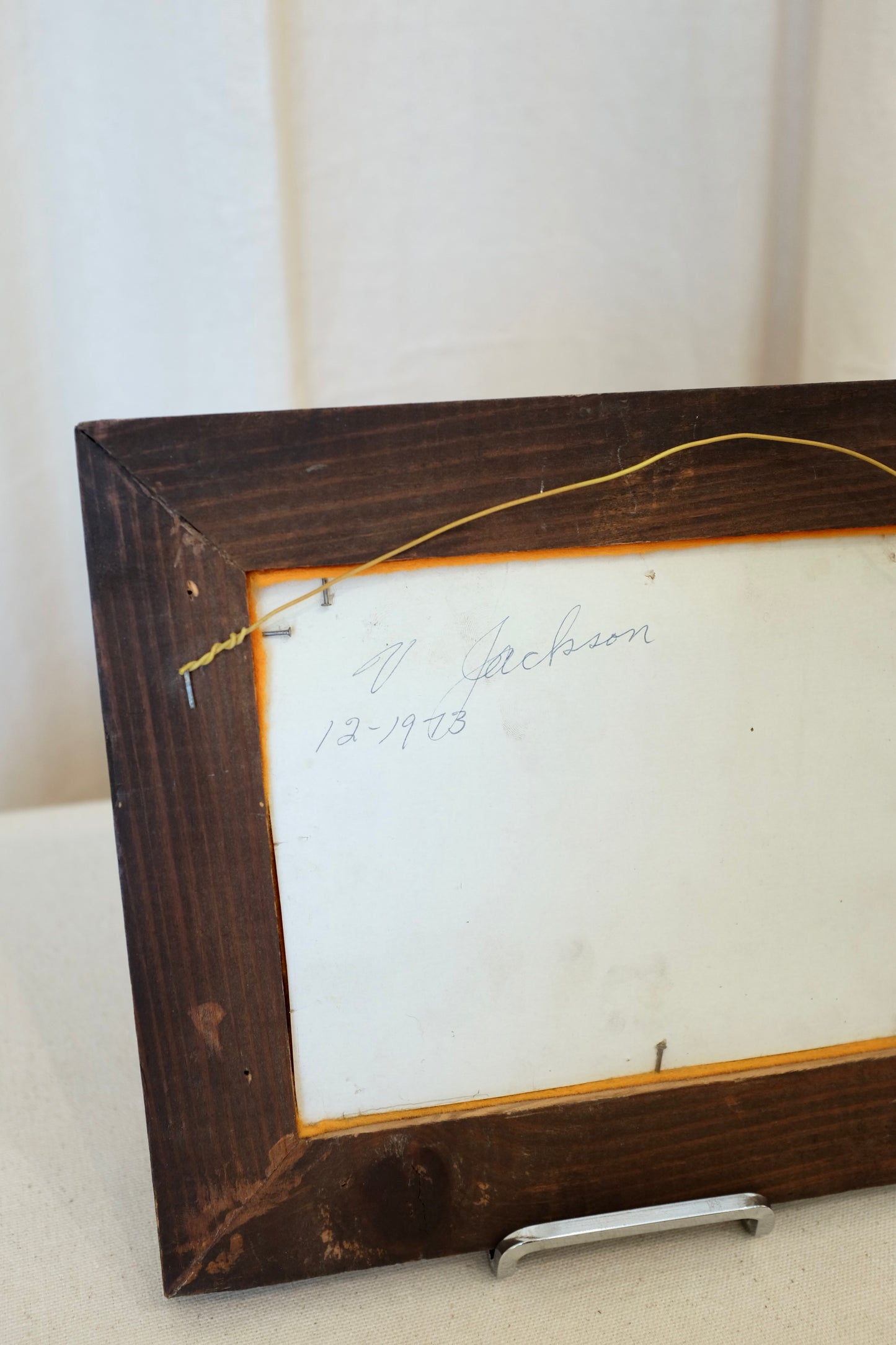 Framed Folk Art Mini Hand Tools