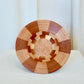 Checkered Wood Bowl