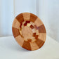 Checkered Wood Bowl