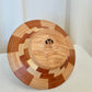 Checkered Wood Bowl