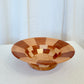 Checkered Wood Bowl