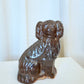 Glazed Ceramic Spaniel, late 1800s