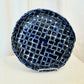 Blue Handmade Ceramic Woven Platter