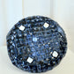 Blue Handmade Ceramic Woven Platter