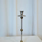 Mixed Metal Ball and Stick Candlestick