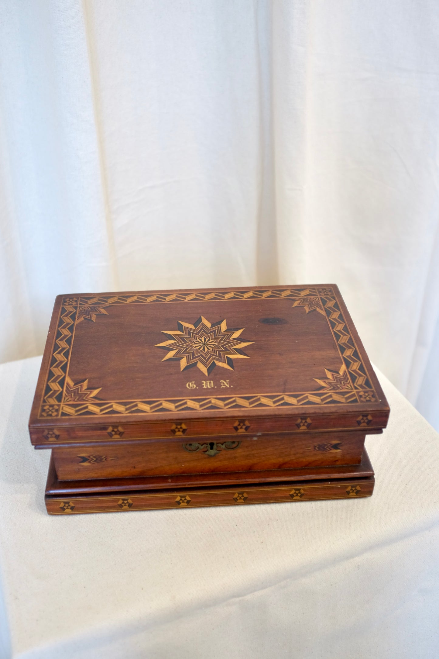 Victorian Inlaid Tabletop Box