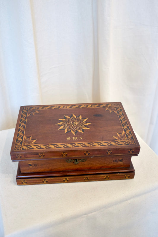 Victorian Inlaid Tabletop Box