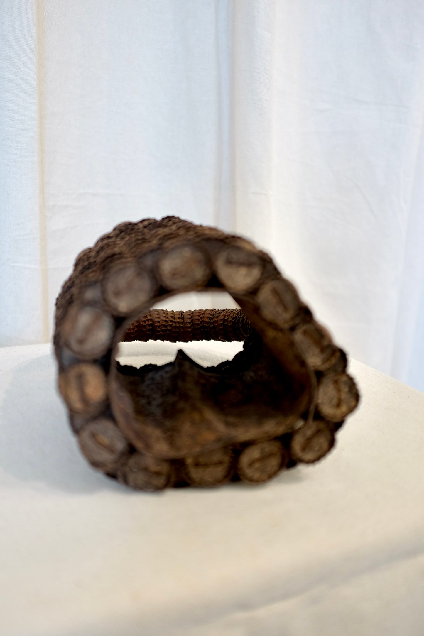 Simple Folk Art Bottlecap Basket