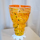 Tall Orange Murano Glass Vase, Barovier & Toso