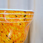 Tall Orange Murano Glass Vase, Barovier & Toso