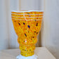 Tall Orange Murano Glass Vase, Barovier & Toso