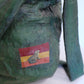 Green Backpack with Frogs, Paper Mache Sculpture