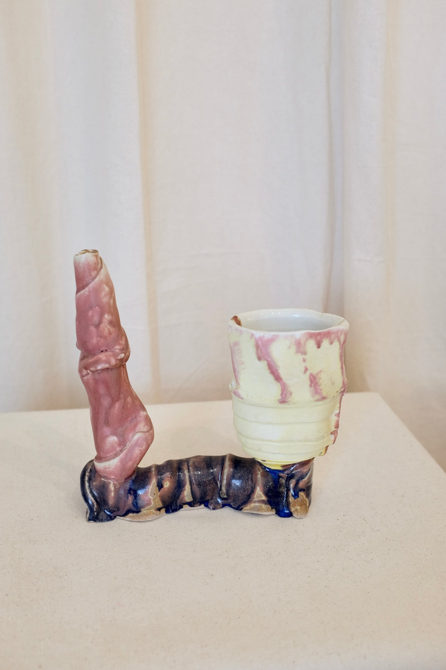 Art Pottery Handled Cups