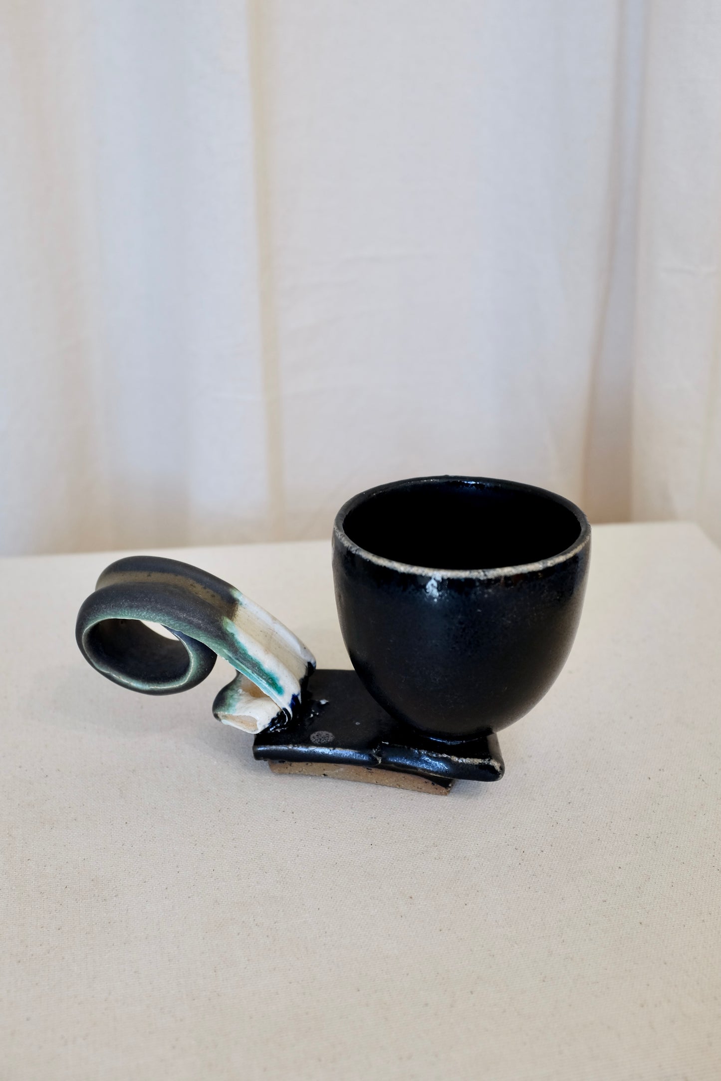 Art Pottery Handled Cups