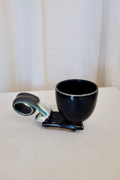 Art Pottery Handled Cups