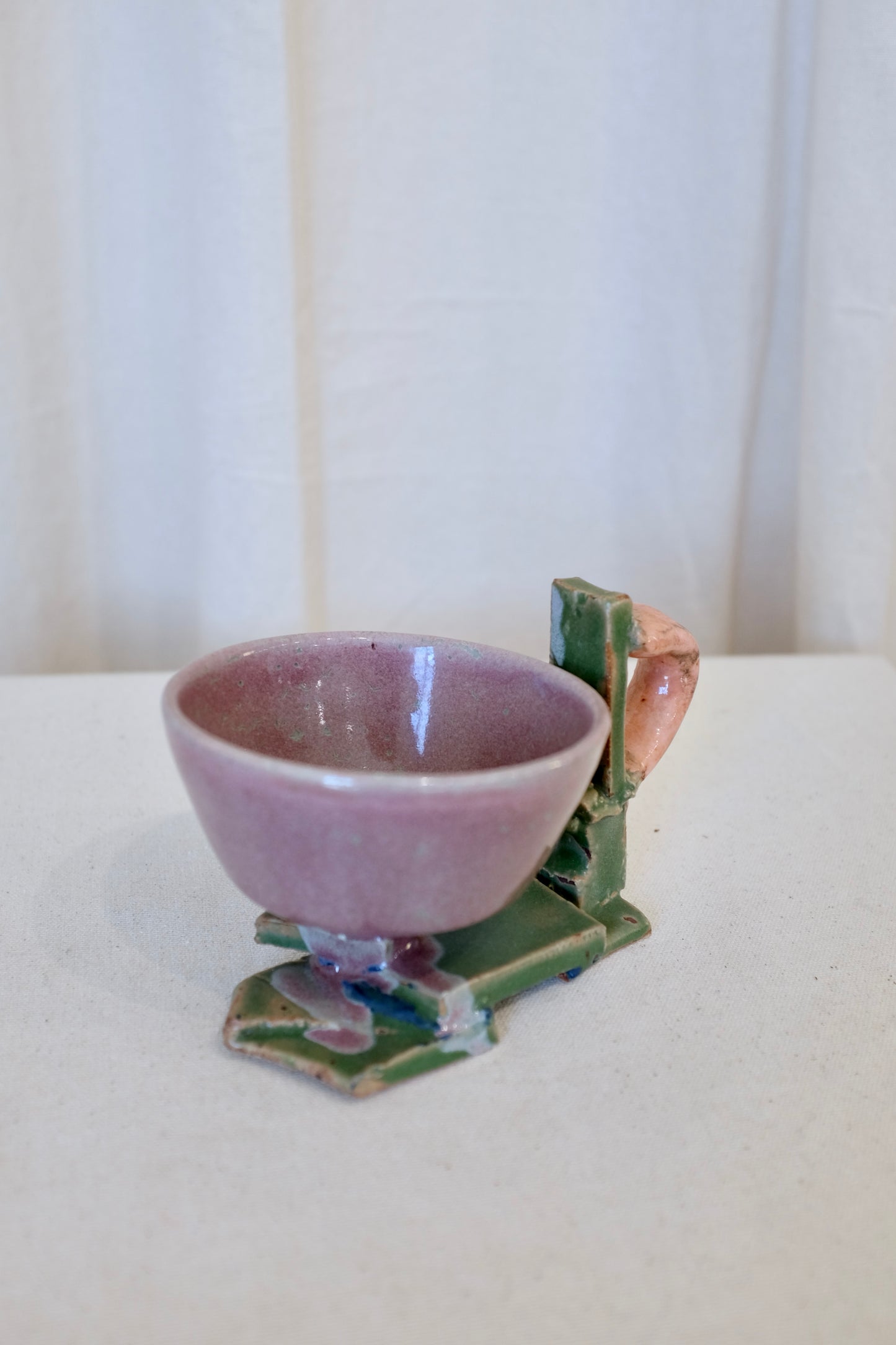 Art Pottery Handled Cups