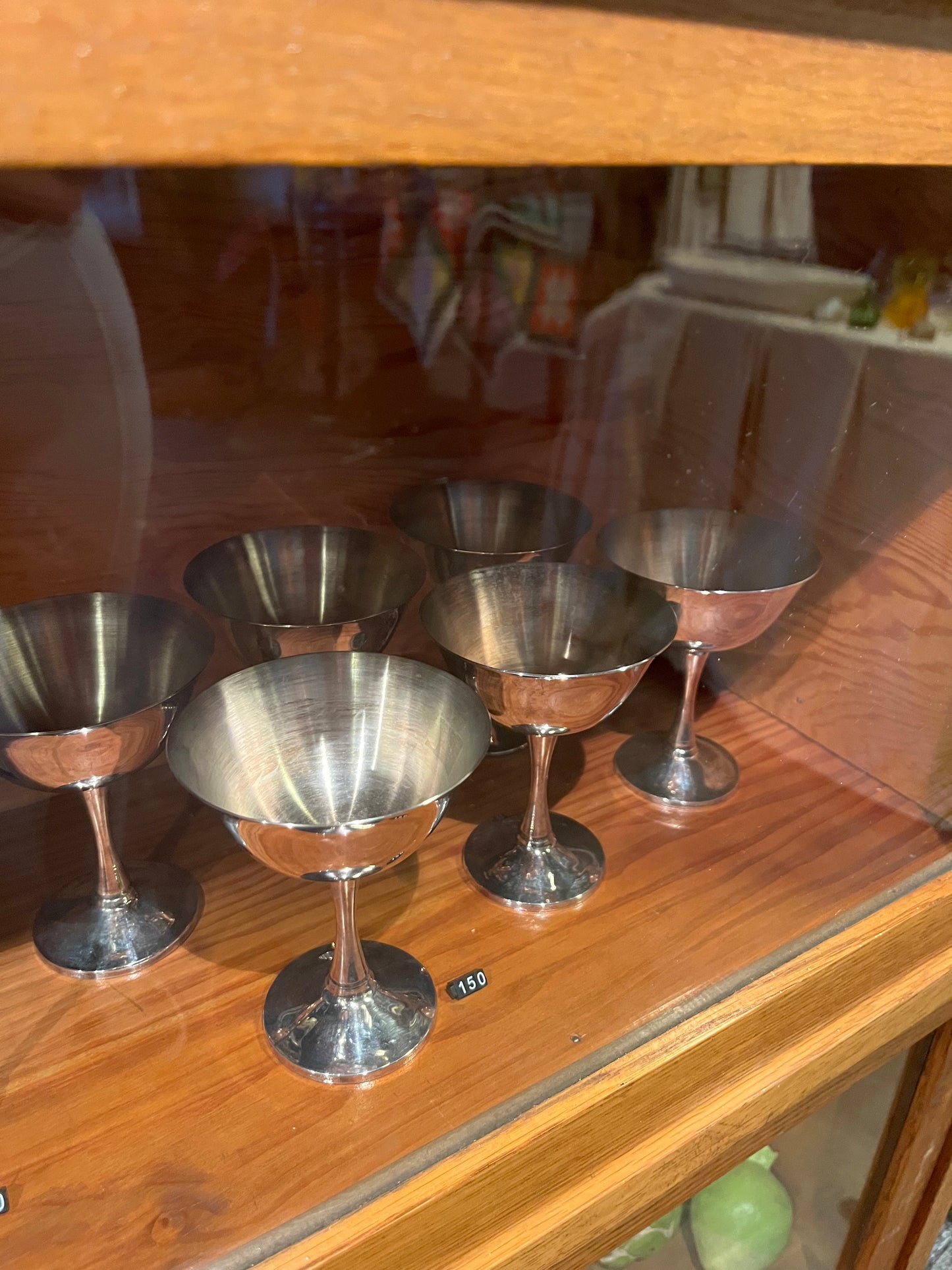 Silver Plate Champagne Coupes, Set of 6