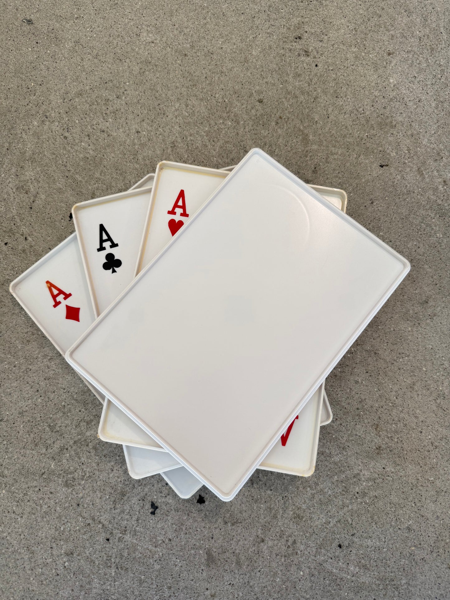 Playing Card Snack Trays