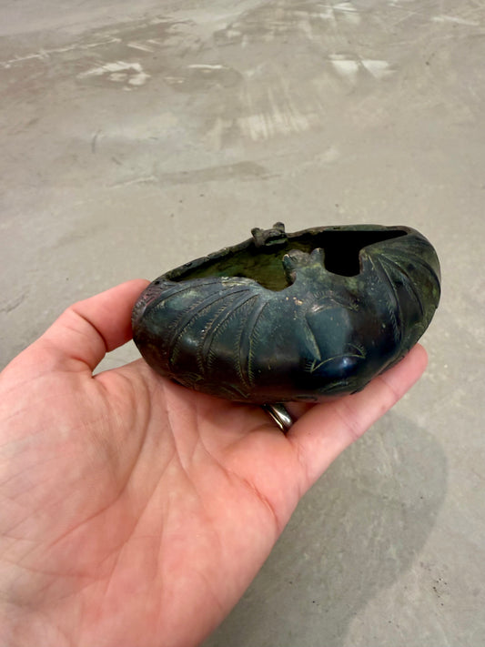 Antique Chinese Bronze Bat Form Censer