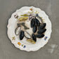 Trompe L'oeil Ceramic Plate with Mussels and Lemon, Italy