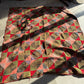 Log Cabin Quilt with Pink, Green, and Red
