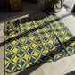 Yellow and Blue Robbing Peter to Pay Paul Quilt