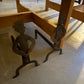 Figural Folk Art Andirons, Pair