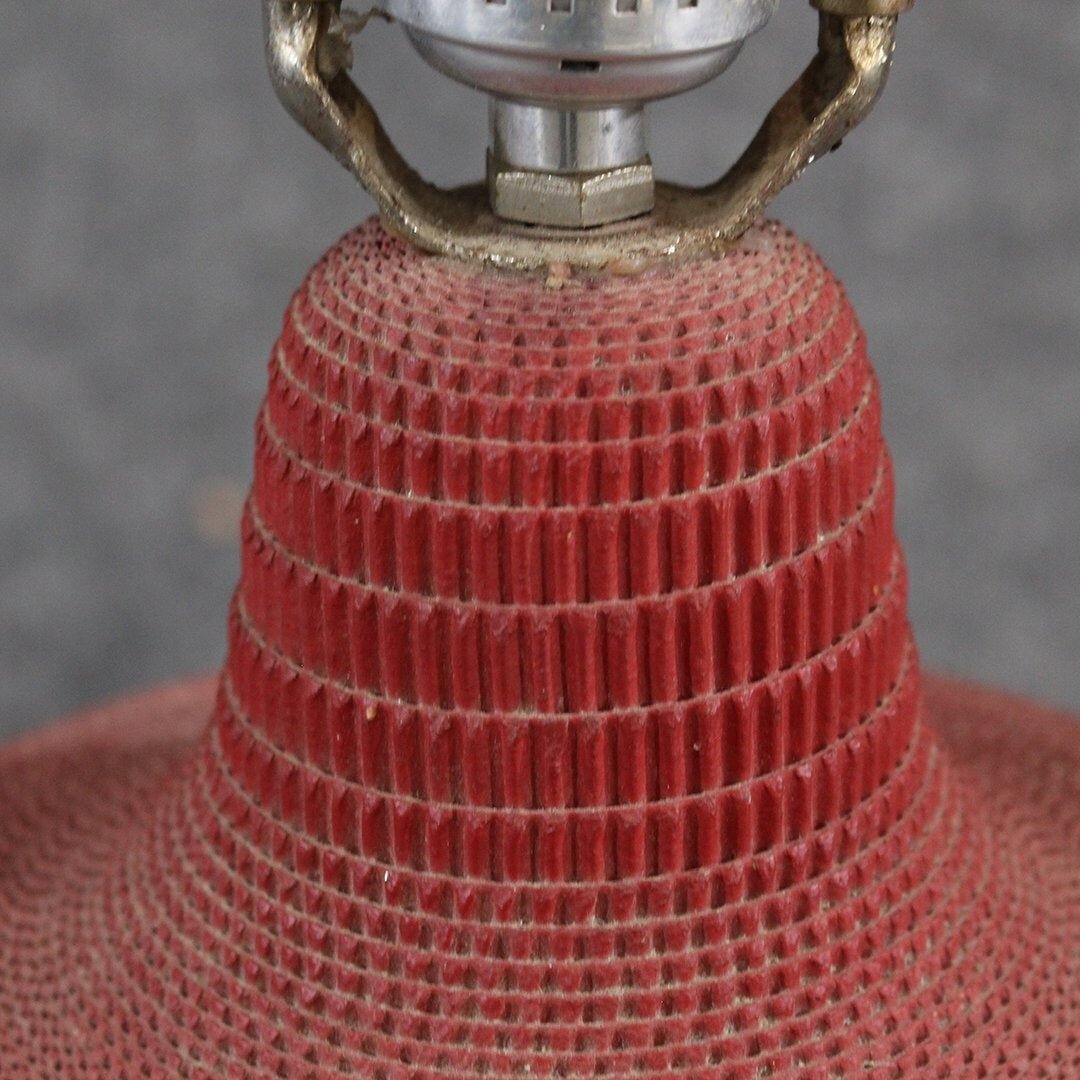 Red Cardboard Lamp, style of Gregory Van Pelt